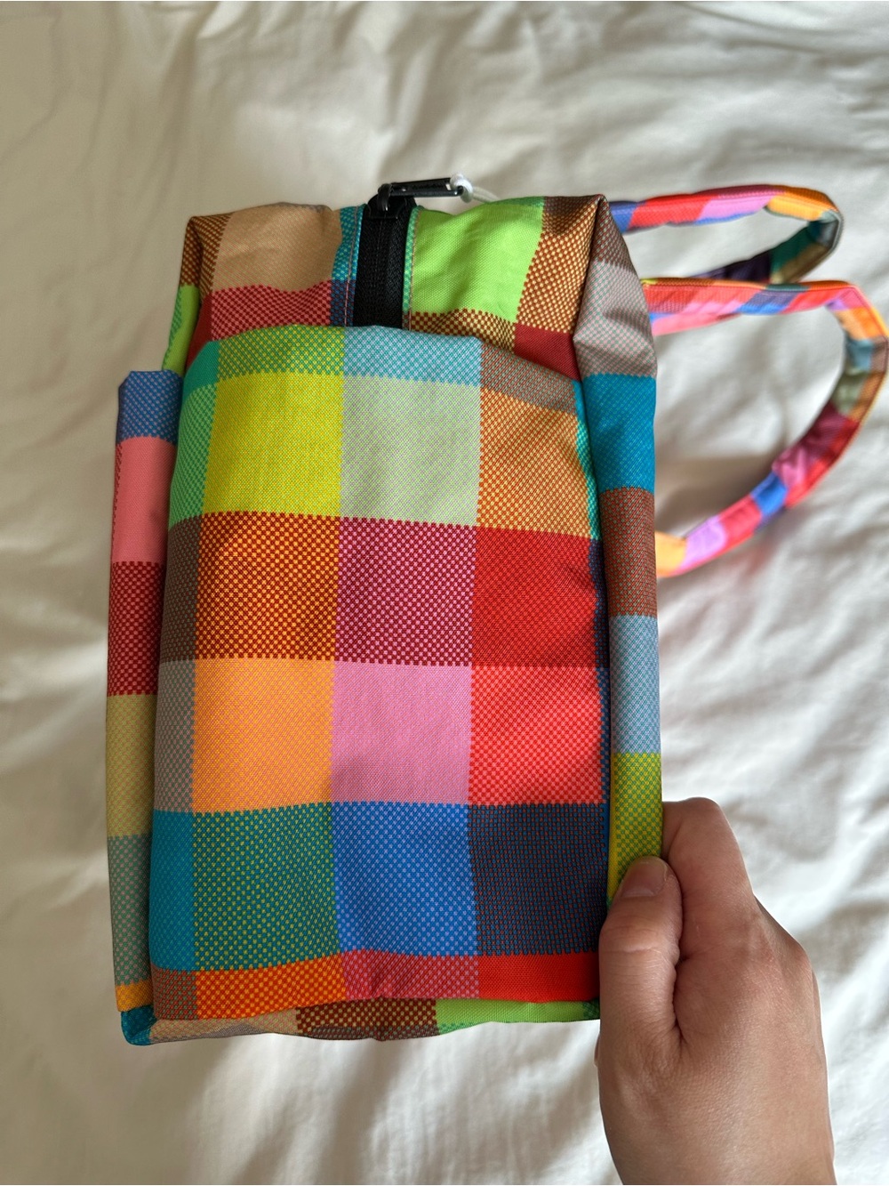 NWT BAGGU Madras Everyday Cloud Bag (ECB) - Picture 7 of 11